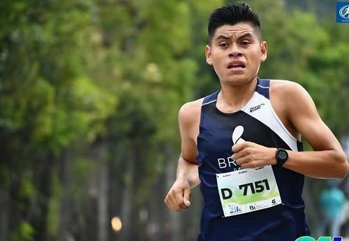 Domingo Sacul muestra su determinación en cada competencia en la que participa. (Foto: Run 506)