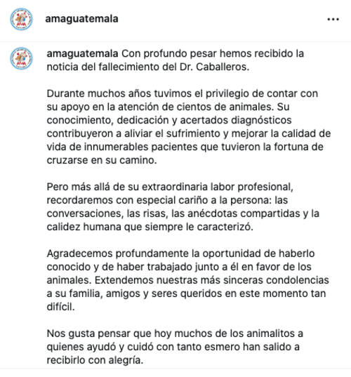 fallece veterinario