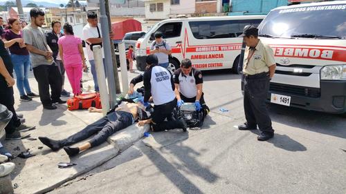 El motorista falleció en el lugar donde sufrió un accidente de tránsito. (Foto: CVB)