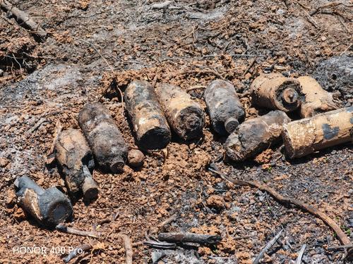 Los artefactos son posiblemente bombas para humo. (Foto: CVB)