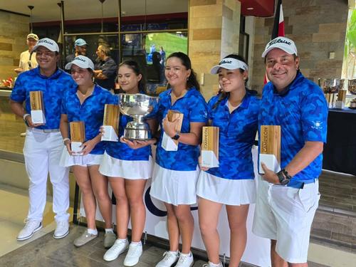 Las damas brillaron en el field del Cariari Country Club, al ganar el título de Individual, así como por equipos. (Foto: Copa Los Volcanes)