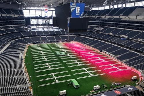 El estadio de Dallas es uno de los más grandes para este Mundial, con 94 mil plazas.