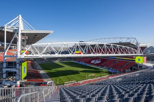 El BMO Field de Toronto es el primer estadio específico de futbol en Canadá.