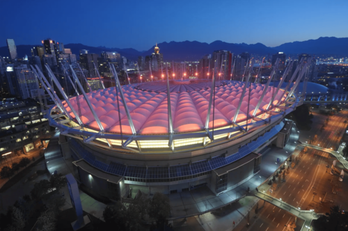 Se trata de un coloso previsto para múltiples actividades ubicado en la zona de False Creek destacando por sus 54 mil plazas para espectadores.