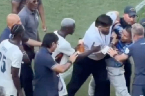 El ecuatoriano trató de intervenir para que no usaran la fuerza. (Foto: El Telégrafo)