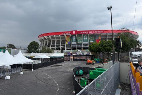 Una panorámica del estadio Ciudad de México, como se llamará para el Mundial, y que se alista para recibir a más de 80 mil personas. (Foto: Pedro Pablo Mijangos)
