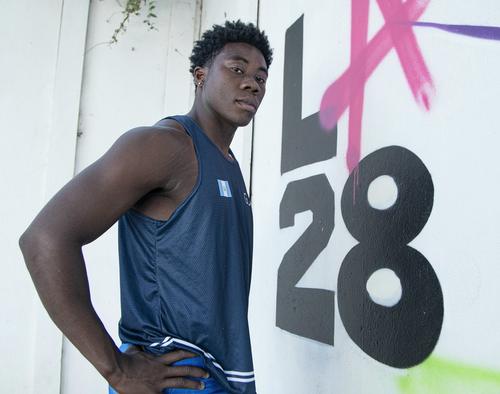 Leonel Rivas muestra su potencia en el lanzamiento de jabalina durante entrenamiento. (Foto: CDAG)
