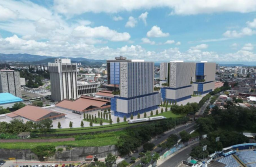 Proyecto del Centro Administrativo del Estado. (Foto: Minfin/Soy502)