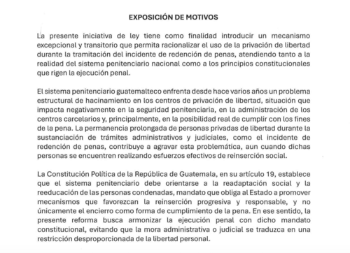 Iniciativa 6738 propone fortalecer el sistema penitenciario mediante reformas al control. (Imagen: captura de pantalla)