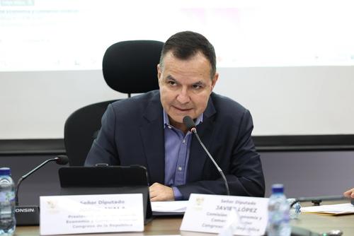 Diputado Jorge Ayala, presidente de la Comisión Economía y Comercio Exterior. (Foto: Organismo Legislativo)