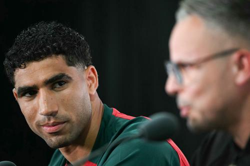 En sus orígenes, el ahora lateral Achraf Hakimi jugaba como delantero. (AFP)
