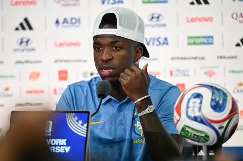 Vinícius Jr. marcó su primer gol en Mundiales en los octavos de final de Catar 2022, ante Corea del Sur. (Foto: AFP)