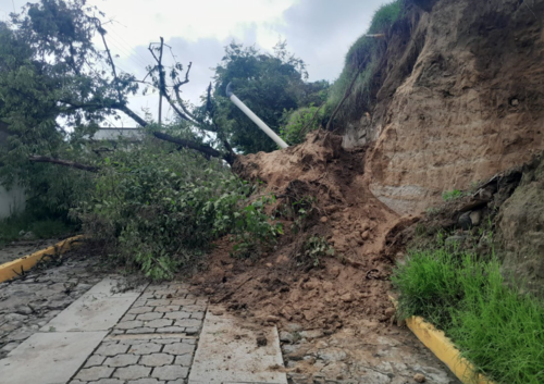 Las lluvias han provocado inundaciones, derrumbes y caída de árboles. (Foto: Conred)