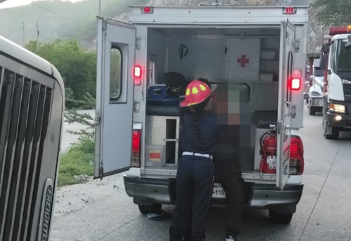 El piloto fue atendido en el lugar del accidente. (Foto: ASONBOMD)