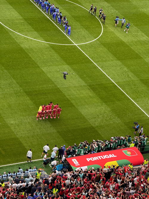 CR7 y los lusos llaman la atención de todos los medios de comunicación. (Foto: Pedro Mijangos)