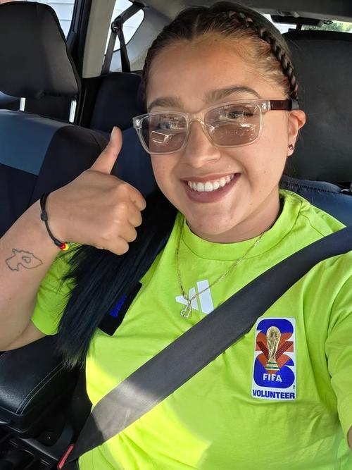 Andrea Guevara jutiapa guatemala voluntaria mundial 2026 FIFA