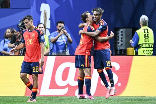 El gol de Lamine Yamal frente a Arabia Saudita, fue el primero del futbolista español en una Copa Mundial. (Foto: AFP)