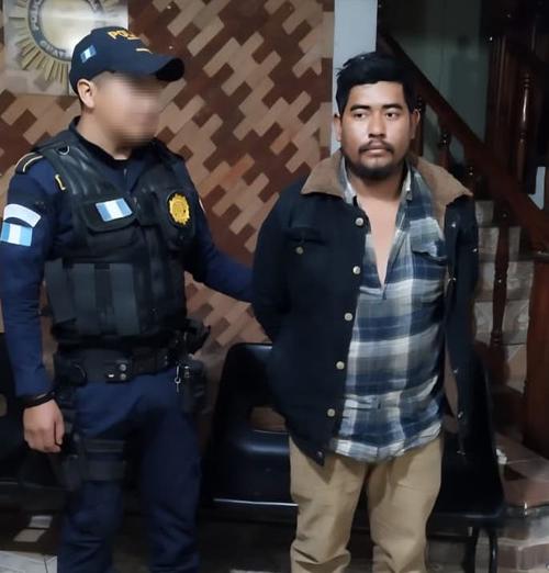 El detenido fue identificado como Walter "N", de 26 años. (Foto: PNC)