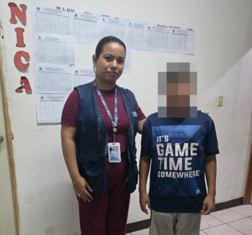 El menor fue resguardado mientras se realizan los protocolos correspondientes. (Foto: PGN)