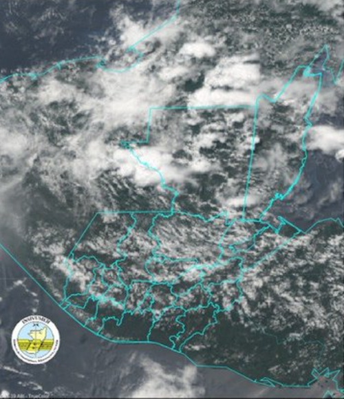 Se esperan tormentas eléctricas y fuertes lluvias. (Foto: Insivumeh)