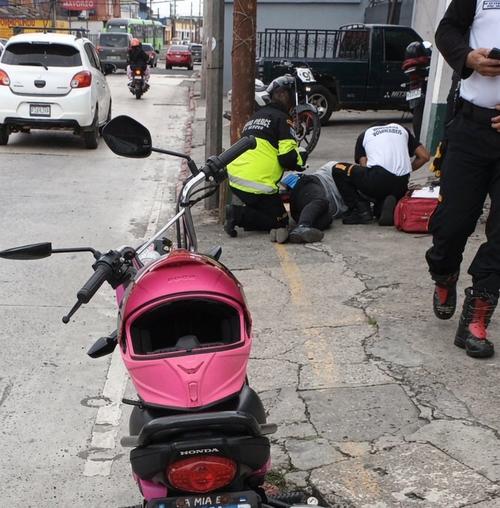 El hecho sucedió en dirección a zona 1. (Foto: Amilcar Montejo)