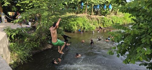 Río El Cantil: Destino natural para refrescarse cerca de Escuintla. (Foto: Henry López/Colaborador)