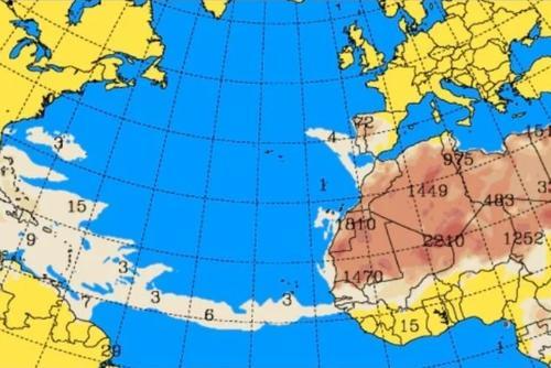 El polvo del Sahara se dispersará y saldrá del país el próximo miércoles 1 de julio. (Foto: Insivumeh)