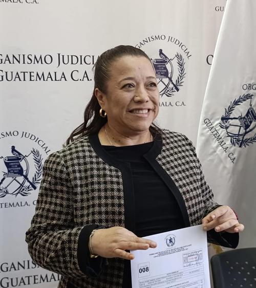 Claudia Paniagua iniciará un segundo período en la CC. (Foto: Guatemala Visible)