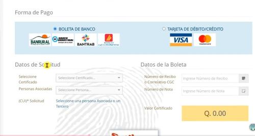 Se tiene opción de pagar en bancos del sistema o en línea. (Foto: Héctor Gómez/Colaborador)