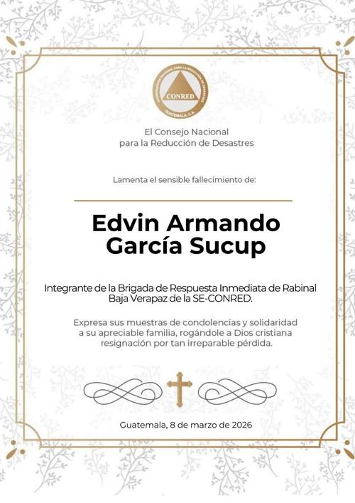 El incendio forestal en un área boscosa de Rabinal dejó como saldo la muerte de dos brigadistas. (Foto: Conred)