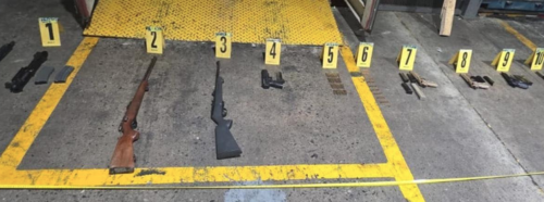 Las autoridades informaron que el destino del armamento era Honduras. (Foto: Pablo Miguel/Colaborador)