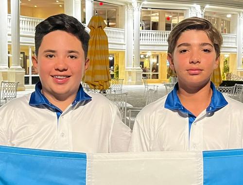 Adrián Fajardo y Eduardo Rodas han viajado en múltiples ocasiones a torneos en el extranjero, representando a Guatemala. (Foto: ASOGOLF)