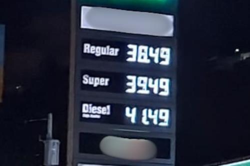 Combustible, gasolina, diésel, precios, MEM, 03