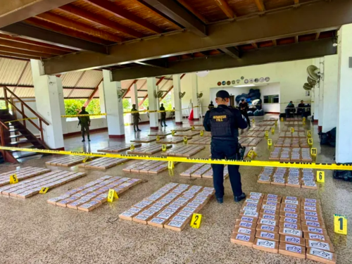 Incautación de drogas en Guatemala. (Foto: PNC)