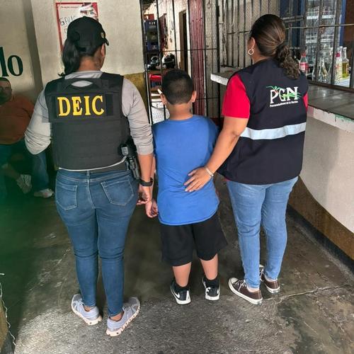 El menor quedó bajo el resguardo de la PGN. (Foto: Ministerio Público)