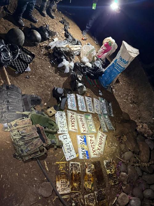 Indicios localizados en la vivienda en Huehuetenango. (Foto: MP)