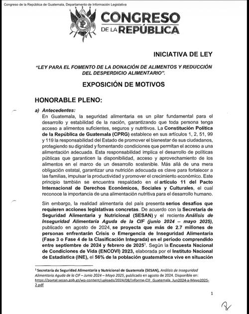 La iniciativa busca facilitar la donación de alimentos a comunidades vulnerables y reducir el desperdicio. (Imagen: captura de pantalla)