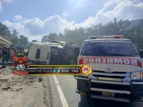El piloto no se encontraba en la escena cuando llegaron los socorristas. (Foto: Bomberos Voluntarios Los Encuentros)
