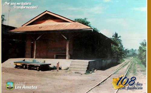 Las vías ferroviarias son evidencia del progreso. (Foto: Municipalidad de Los Amates)