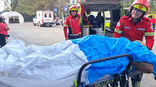 El motorista herido fue identificado como: Miguel Fernández. (Foto: Bomberos Municipales)