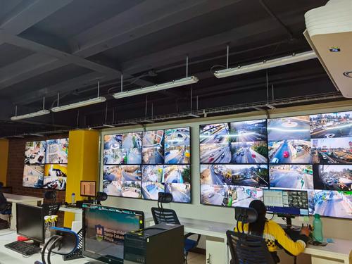 El centro de monitoreo controla la seguridad del municipio. (Foto: Municipalidad de Santa Catarina Pinula)
