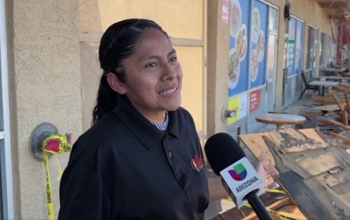 La familia propietaria del restaurante El Quiché llevaba apenas tres meses en el nuevo local. (Foto: Univisión Arizona)
