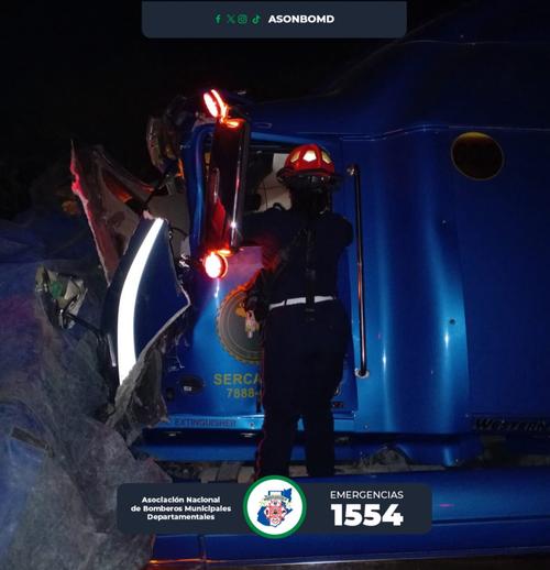 (Foto: Bomberos Municipales Departamentales)