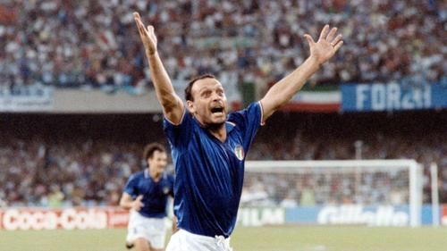 Salvatore Schillaci fue el máximo goleador de Italia 1990.