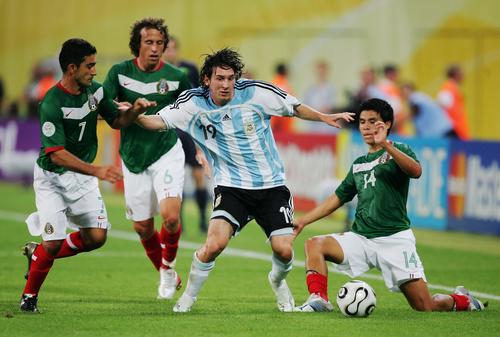 Lionel Messi jugó un total de 120 minutos en la Copa del Mundo de Alemania 2006.