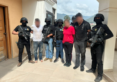 Los delincuentes exigían Q4 millones para liberar a la víctima secuestrada. (Foto: PNC)