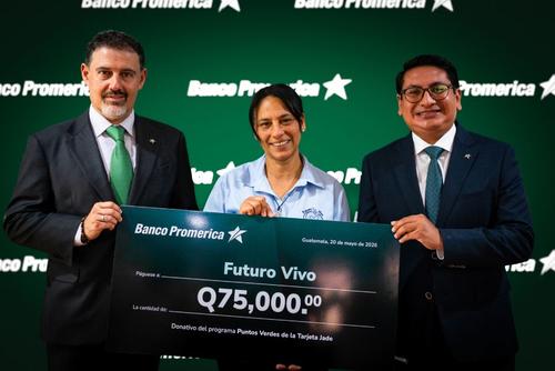 Banco Promerica, Tarjeta Jade, Puntos Verdes, educación, nutrición, niños, organizaciones sociales, donativo, Guatemala, Soy502