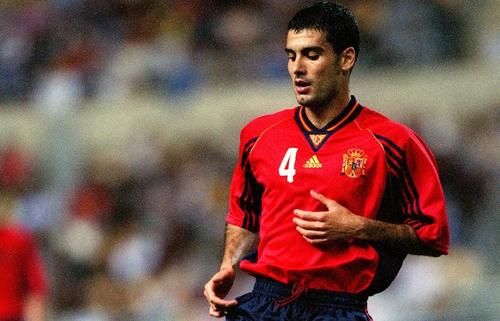 Pep Guardiola con España