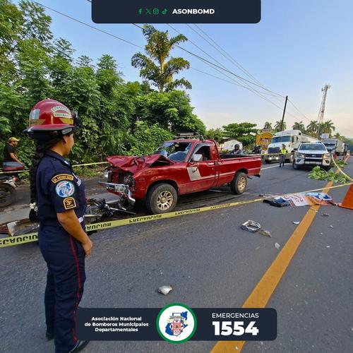 (Foto: Bomberos Municipales Departamentales)