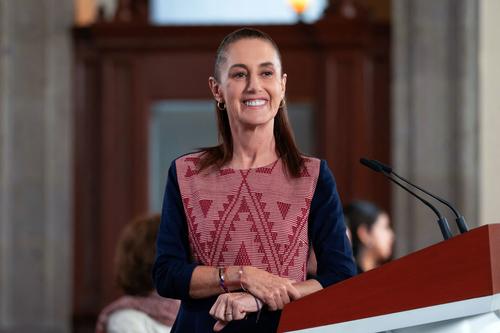 La presidenta mexicana, Claudia Sheinbaum, anunció que su país permitiría a Irán establecerse en México.